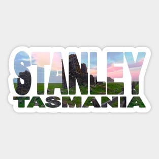 STANLEY - Highfield Ruins Tasmania Australia Sunrise Sticker